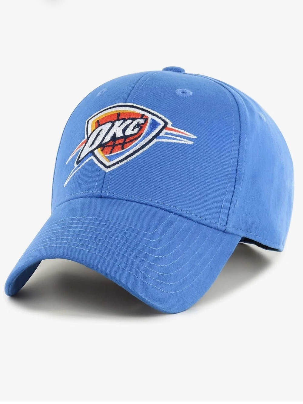 Oklahoma City Thunder Blue Baseball Cap OKC Logo Oklahoma Basketball MVP Hat New